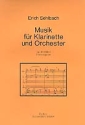 Musik fr Klarinette und Orchester (1942) op.41 fr Klarinette und Orchester Partitur