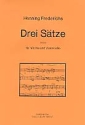 3 SAETZE FUER VIOLINE UND VIOLONCELLO SPIELPARTITUR (1962)