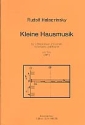 KLEINE HAUSMUSIK OP.52A FUER 2 BLOCKFLOETEN, 2 VIOLINEN, VIOLONCELLO UND KLAVIER,  PARTITUR (1971)