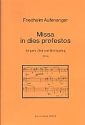 Missa in dies profestos fr gem Chor und Schlagzeug Partitur