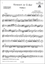 Concerto G-Dur RV310 für Violine und Streichorchester Stimmenset ((3-3-3)-(2-2)-2-1, Cont, Solo)