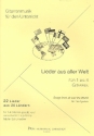 Lieder aus aller Welt fr 1-4 Gitarren