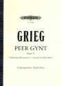 Peer Gynt op.23 fr Soli, Chor und Orchester Partitur