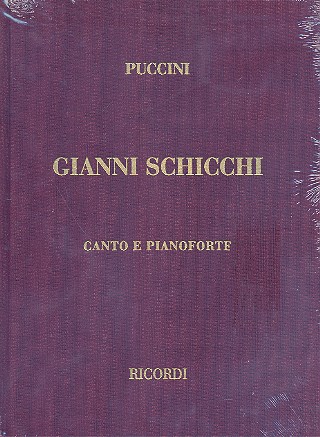 Gianni Schicchi  Klavierauszug, gebunden (en/ital)