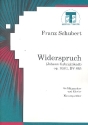 Widerspruch op.105,1 D865 fr Mnnerchor und Klavier Partitur