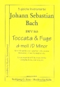 Toccata und Fuge d-Moll BWV565 fr 5 gleiche Instrumente (Trompete, Horn, Klarinette),  Partitur und Stimmen