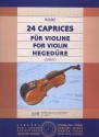 24 Capricen fr Violine