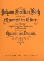 Quartett C-Dur op.8,1 fr Flte (Oboe), Violine, Viola und Violoncello Stimmen