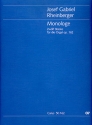 Monologe op.162 12 Stcke  fr Orgel