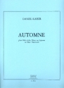 Automne pour flute a bec tenor ou soprano ou flute traversiere