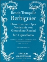 Ouvertre zur Oper Semiramis fr 3 Flten Partitur und Stimmen