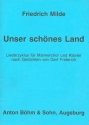 Unser schnes Land Liederzyklus fr Mnnerchor und Klavier Partitur