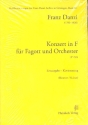 Konzert F-Dur P235 fr Fagott und Orchester fr Fagott und Klavier