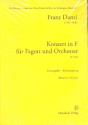 Konzert F-Dur P235 fr Fagott und Orchester fr Fagott und Klavier