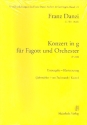Konzert g-Moll P238 fr Fagott und Orchester Fagott und Klavier