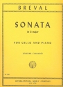 Sonata G major for cello and piano