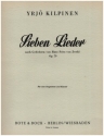 7 Lieder op.79 fr Singstimme und Klavier