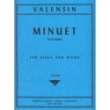 Minuet g major for viola and piano KATIMS, ED.