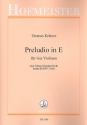 Preludio E-Dur fr 4 Violinen Partitur und Stimmen