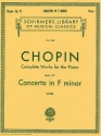 Concerto f minor no.2 op.21 for piano