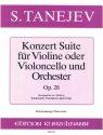 Konzertsuite op.28 fr Violine (Violoncello) und Orchester fr Violine (Violoncello) und Klavier