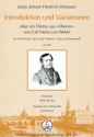 Introduktion und Variationen ber ein Thema aus 'Oberon' op.98 fr Violoncello und Streicher fr Violoncello und Klavier