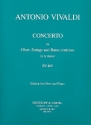 Konzert a-Moll RV461 fr Oboe, Streicher und Bc fr Oboe und Klavier