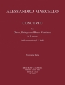 Konzert d-Moll für Oboe, Streicher und Bc Partitur und Stimmen