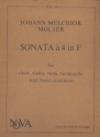 Sonata  4 F major for oboe, violin, viola, cello and bc