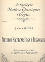 Preludio ricercar fuga e passacaglia pour orgue