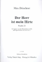 Der Herr ist mein Hirte fr 2 Frauenstimmen (Chor) und Orgel (Harmonium) (Mnnerstimme ad lib) Partitur