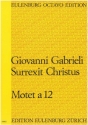 Surrexit Christus fr gem Chor (SAM) und Instrumente Partitur