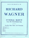 Funeral March from Die Gtterdmmerung for 10-part brass choir with percussion
