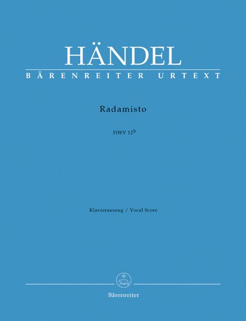 Radamisto HWV12b  Klavierauszug (it/dt)