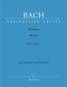 Motetten BWV225-230  Klavierauszug