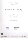 Sinfonia D-Dur (W.16) fr Streichorchester Cello/Bass