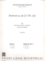 Sinfonia D-Dur (W.16) fr Streichorchester Cembalo