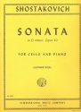 Sonata d minor op.40 for violoncello and piano