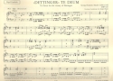 Dettinger Te Deum HWV283 fr Soli, Chor und Orchester Cembalo (Orgel)