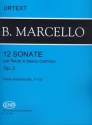 12 sonate op.2 vol.2 (nos.7-12) per flauto e bc Urtext