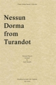 NESSUN DORMA FOR STRING QUARTET for string quartet parts