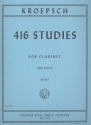 416 Studies vol.1 (nos.1-167) for clarinet