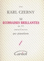 14 ECOSSAISES BRILLANTES OP.174 PER PIANOFORTE ESERCIZI DI BRAVURA