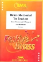 Brass Memorial to Brahms for brass ensemble (10 players) score and parts