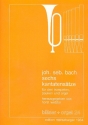 6 Kantatenstze fr 3 Trompeten, Pauken und Orgel Partitur