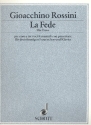 La Fede - Die Treue fr Frauenchor (SMezA) mit Klavier Partitur - (= Klavierstimme)