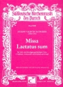 Missa laetatus sum fr Soli, Chor, Streicher und Orgel Partitur