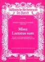 Missa laetatus sum fr Soli, gem Chor, Streicher und Orgel Partitur