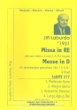 Messe D-Dur LabWV217 fr gem Chor (SAB) und Orgel Partitur