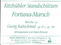 Kitzbhler Standschtzenmarsch op.87 und  Fortuna-Marsch op.100 fr Blasorchester Direktion und Stimmen